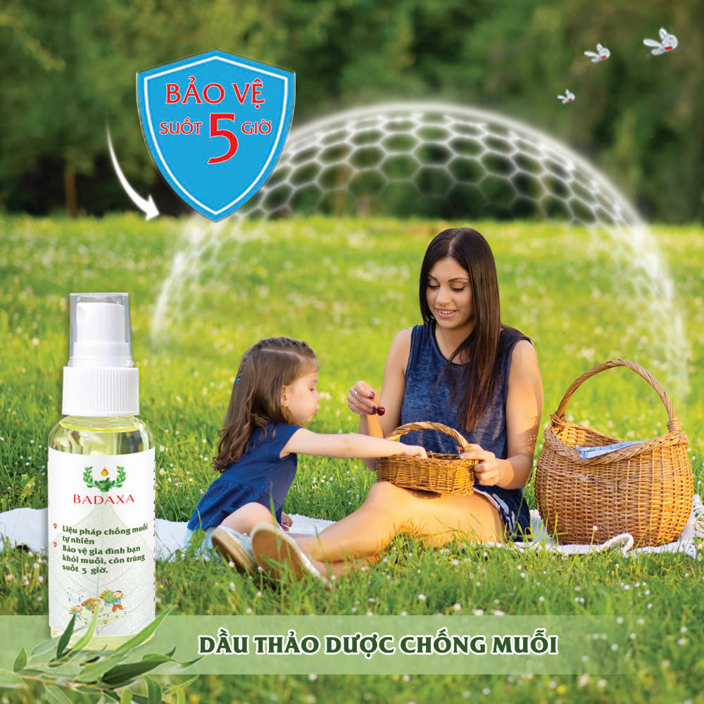 Xịt Muỗi Thảo Dược Badaxa – Giải pháp an toàn để phòng chống muỗi mùa mưa